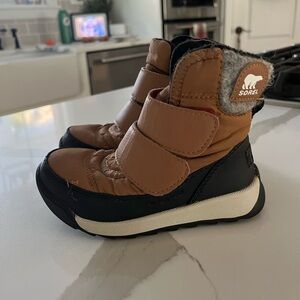 Sorel Kids' Brown and Black Boots